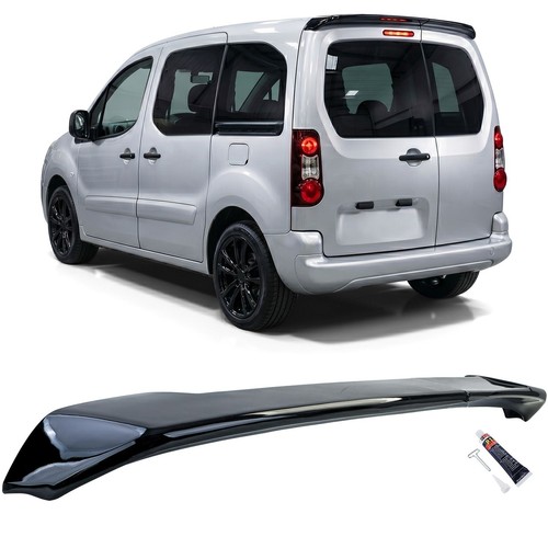 Gloss black rear spoiler - black,