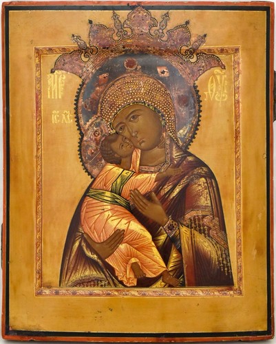 Antique russia wooden orthodox - wooden,