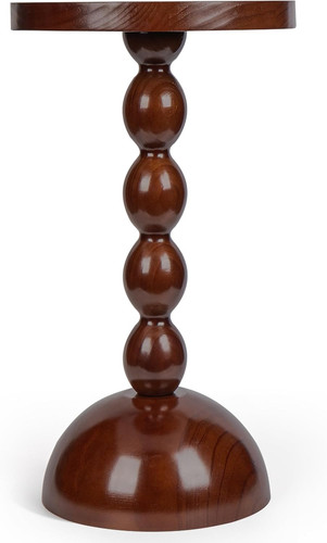 Compact wooden side - table, for