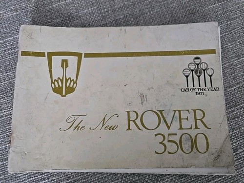 Rover sd1 3500 v8 - v8, owners