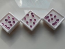 4.5mm round pink loose cubic zirconia gemstones, 4 for £1.10