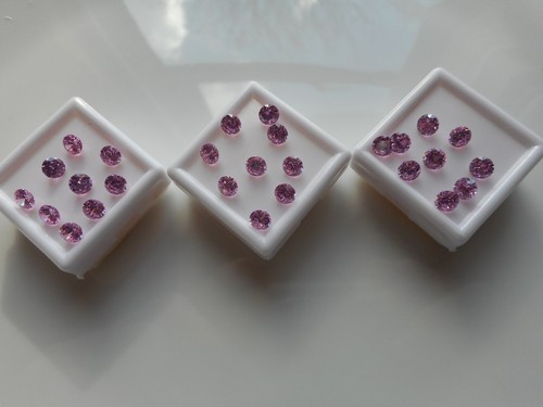 4.5mm round pink loose cubic