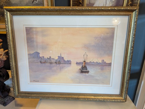 Original signed watercolour - original,