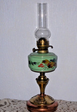 VINTAGE  DBL WICK OIL LAMP