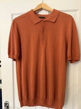 Men’s Designer Pal Zileri Polo Shirt Size 50 Large Slim Fit