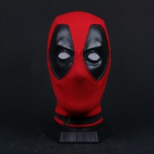 Cosplay Deadpool Full Face Mask Perspective Superhero Breathable  Knit Mask Prop