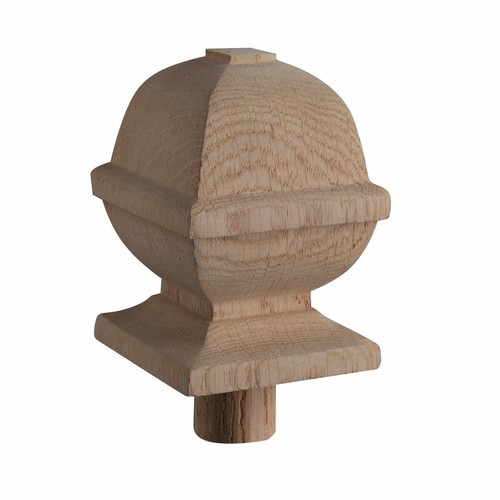 Stair newel post cap - post,