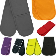 Plain Colour Double Oven Glove