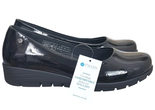 New pavers black patent low - black,