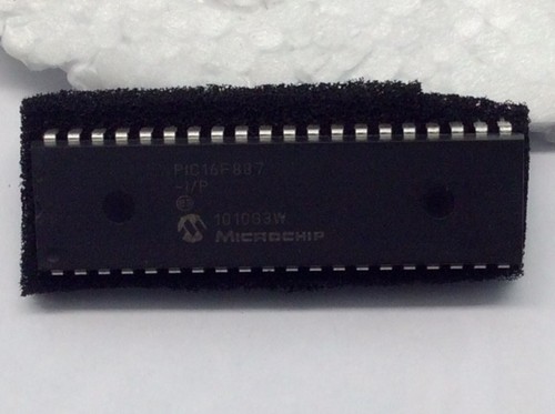 Pcs microchip pic16f887 - 3, pic16f887-i/p