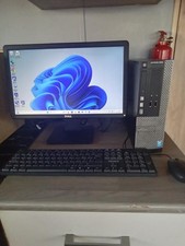 Cheap Windows 11 PRO Desktop PC Full Setup 19" Bundle - 8GB RAM 120GB SSD - WiFi