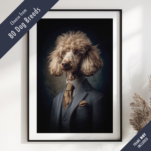 Smartly dressed dog portrait - smartly,
