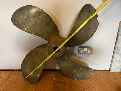 Very large brass boat