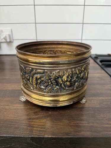 Vintage brass rose - brass,