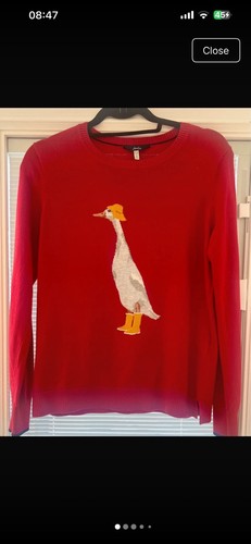 Joules miranda duck intarsia - duck,