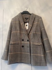 Saint + Sofia Cambridge Blazer, Highland Check, Size 16, BNWT