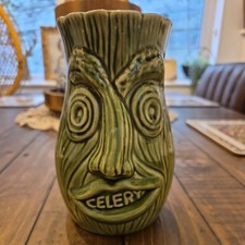 Vintage Unique Pottery Celery