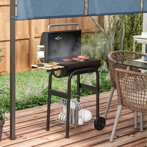 Charcoal barbecue grill with - grill,