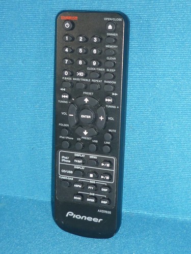Genuine pioneer axd7635 remote - axd7635,