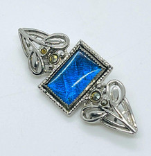 Vintage Brooch with Blue
