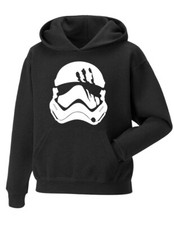 DailyApparels Storm trooper Slashed helmet Sci Fi Movie Film Hoodies