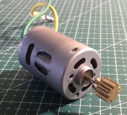Tamiya 380 motor - motor, fixed