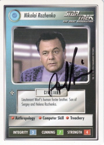 Star trek ccg paul - -, sorvino