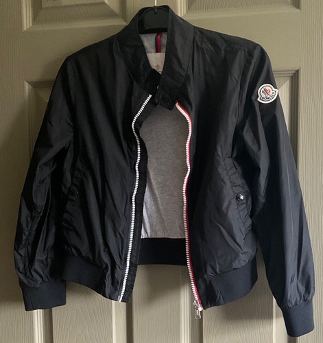 Moncler boys black windbreaker