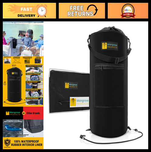 Portable boat trash can - portable,