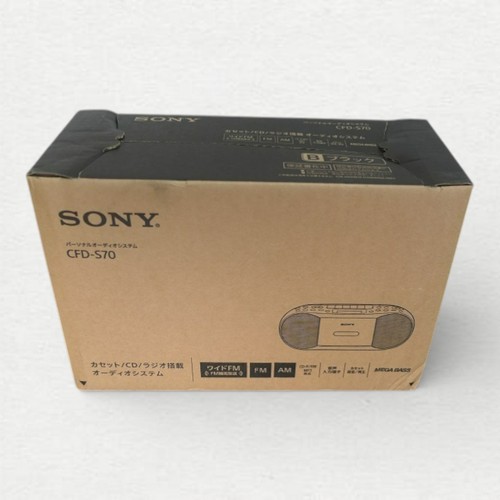Sony cfd s70 black stereo - black,