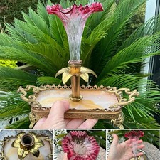 RARE French C1850 RUFFLE FADED