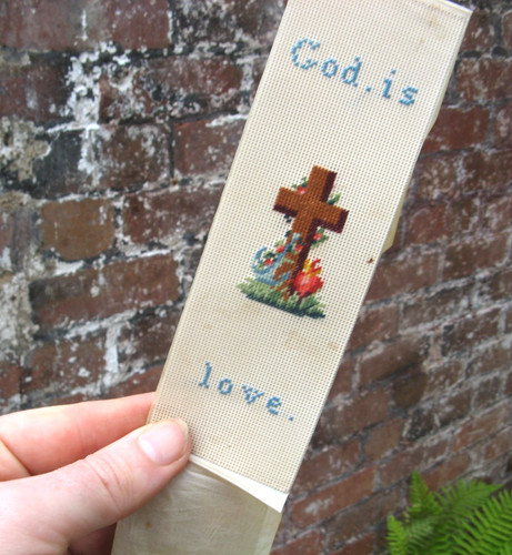 Antique needlework bible - antique,