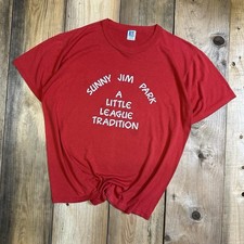 Vintage Russel Athletic 1980s Sunny Jim Park A Little League Tradition T Shirt