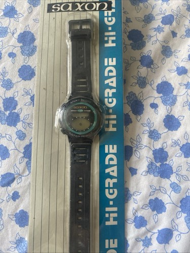 Retro saxon quartz watch water - retro,