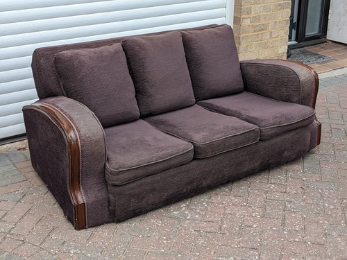 1930s vintage art deco sofa - art,
