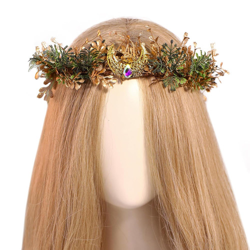 Elf flower crown headband - elf,