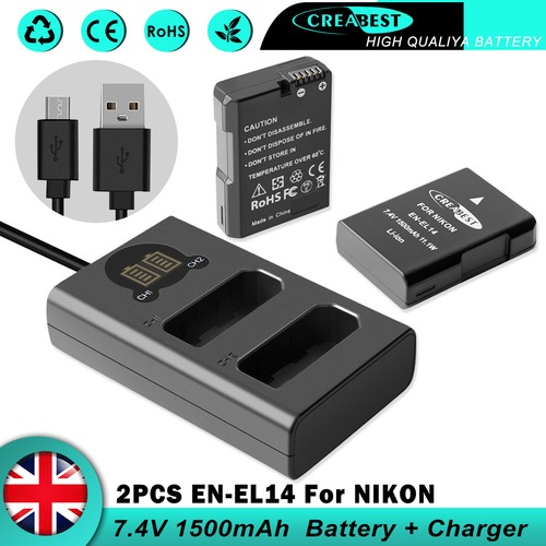 El14 battery dual - battery, +