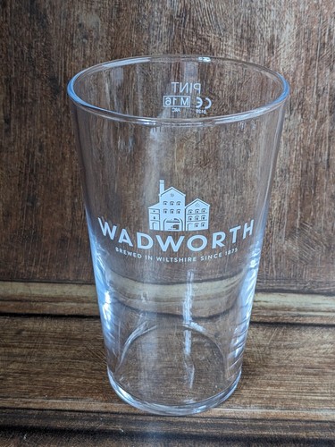 Wadworth brewery half glass - wadworth,