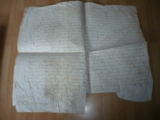 RARE MANUSCRIPT ON VELIN LOUIS