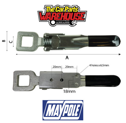 Maypole over centre - maypole, latch