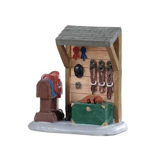 Lemax horse tack station - tack,