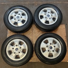FORD TRANSIT CUSTOM 4x GENUINE ALLOY WHEELS / RIMS + TYRES  215/65/16 - 1886435