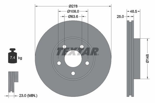 Textar 92141205 front - 2x,
