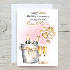 50th Wedding Anniversary Card