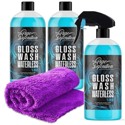 Waterless wash car cleaning - wash,