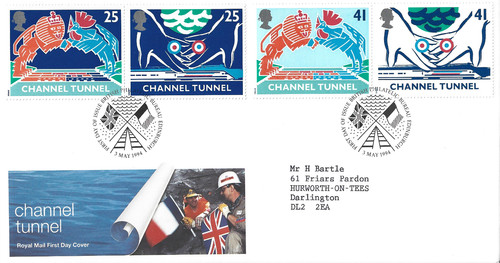 1994 opening channel tunnel - 1994, of