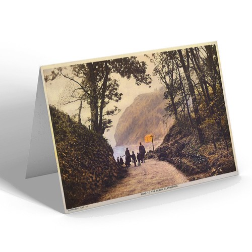 Notelet vintage wales - vintage, road