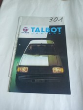 Car Brochure Talbot Horizon