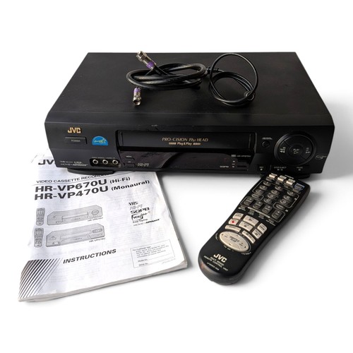 Jvc vp670u head fi - hr-vp670u, vcr