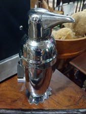 Vintage Metal Penguin Cocktail